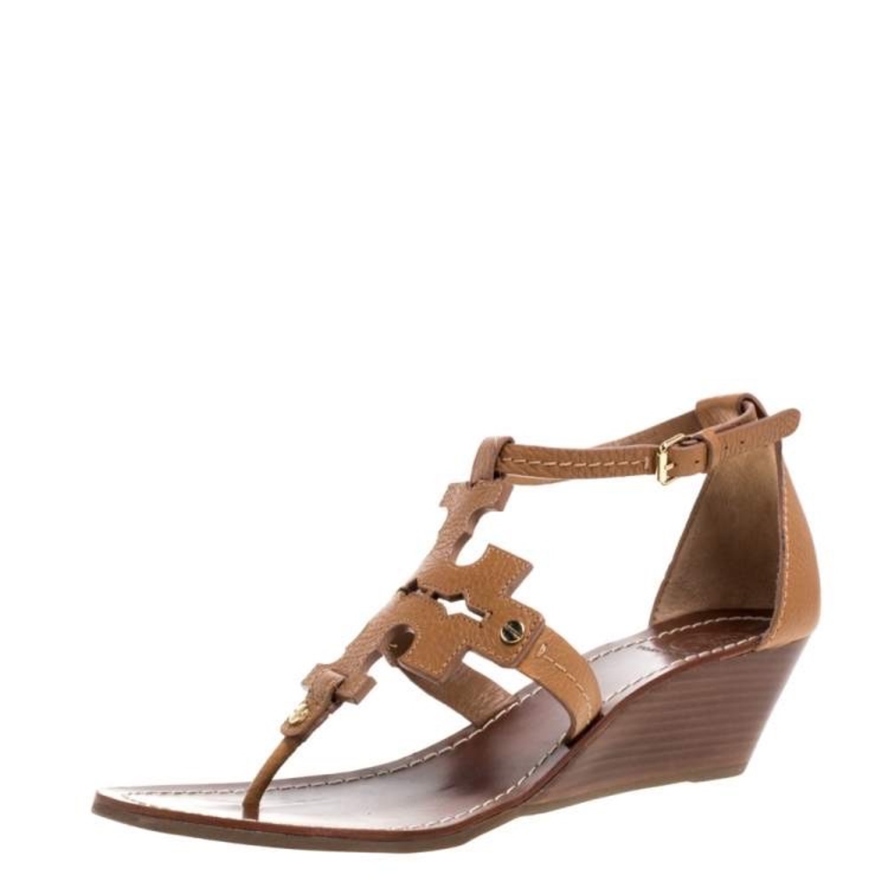 Tory Burch Phoebe Wedge Size 7 Rare- hard to find!